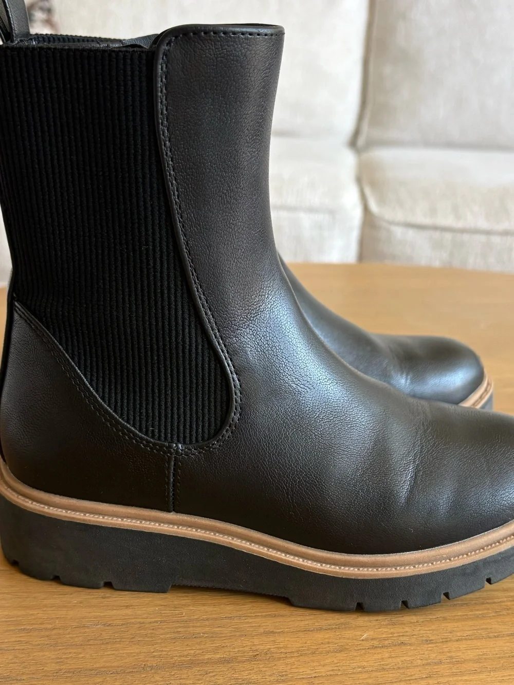 Art Class Girls’ Black Laurel Chelsea Platform Boots